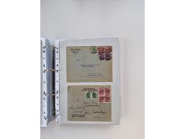 1920/23, umfangreiche Sammlung mit über 4600 Briefen, Karten und Ganzsachen. Dabei interessante Frankaturen, Blockeinheiten, 