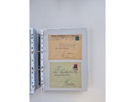 1920/23, umfangreiche Sammlung mit über 4600 Briefen, Karten und Ganzsachen. Dabei interessante Frankaturen, Blockeinheiten, 