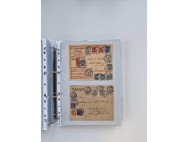 1920/23, umfangreiche Sammlung mit über 4600 Briefen, Karten und Ganzsachen. Dabei interessante Frankaturen, Blockeinheiten, 