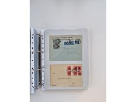1920/23, umfangreiche Sammlung mit über 4600 Briefen, Karten und Ganzsachen. Dabei interessante Frankaturen, Blockeinheiten, 