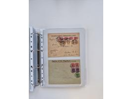 1920/23, umfangreiche Sammlung mit über 4600 Briefen, Karten und Ganzsachen. Dabei interessante Frankaturen, Blockeinheiten, 