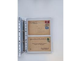 1920/23, umfangreiche Sammlung mit über 4600 Briefen, Karten und Ganzsachen. Dabei interessante Frankaturen, Blockeinheiten, 