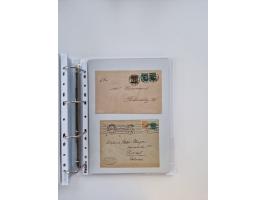 1920/23, umfangreiche Sammlung mit über 4600 Briefen, Karten und Ganzsachen. Dabei interessante Frankaturen, Blockeinheiten, 