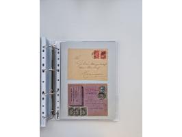 1920/23, umfangreiche Sammlung mit über 4600 Briefen, Karten und Ganzsachen. Dabei interessante Frankaturen, Blockeinheiten, 