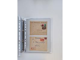 1920/23, umfangreiche Sammlung mit über 4600 Briefen, Karten und Ganzsachen. Dabei interessante Frankaturen, Blockeinheiten, 