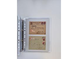 1920/23, umfangreiche Sammlung mit über 4600 Briefen, Karten und Ganzsachen. Dabei interessante Frankaturen, Blockeinheiten, 