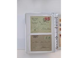 1920/23, umfangreiche Sammlung mit über 4600 Briefen, Karten und Ganzsachen. Dabei interessante Frankaturen, Blockeinheiten, 