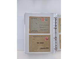 1920/23, umfangreiche Sammlung mit über 4600 Briefen, Karten und Ganzsachen. Dabei interessante Frankaturen, Blockeinheiten, 