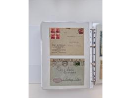 1920/23, umfangreiche Sammlung mit über 4600 Briefen, Karten und Ganzsachen. Dabei interessante Frankaturen, Blockeinheiten, 