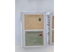 1920/23, umfangreiche Sammlung mit über 4600 Briefen, Karten und Ganzsachen. Dabei interessante Frankaturen, Blockeinheiten, 