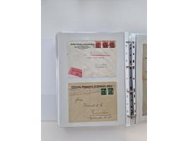 1920/23, umfangreiche Sammlung mit über 4600 Briefen, Karten und Ganzsachen. Dabei interessante Frankaturen, Blockeinheiten, 