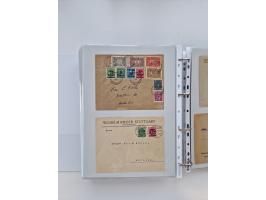 1920/23, umfangreiche Sammlung mit über 4600 Briefen, Karten und Ganzsachen. Dabei interessante Frankaturen, Blockeinheiten, 