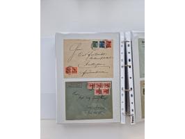 1920/23, umfangreiche Sammlung mit über 4600 Briefen, Karten und Ganzsachen. Dabei interessante Frankaturen, Blockeinheiten, 
