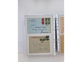 1920/23, umfangreiche Sammlung mit über 4600 Briefen, Karten und Ganzsachen. Dabei interessante Frankaturen, Blockeinheiten, 