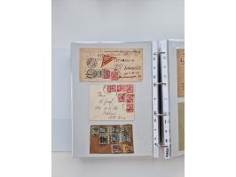 1920/23, umfangreiche Sammlung mit über 4600 Briefen, Karten und Ganzsachen. Dabei interessante Frankaturen, Blockeinheiten, 