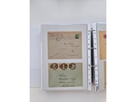 1920/23, umfangreiche Sammlung mit über 4600 Briefen, Karten und Ganzsachen. Dabei interessante Frankaturen, Blockeinheiten, 