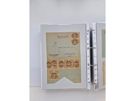 1920/23, umfangreiche Sammlung mit über 4600 Briefen, Karten und Ganzsachen. Dabei interessante Frankaturen, Blockeinheiten, 