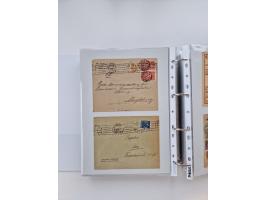 1920/23, umfangreiche Sammlung mit über 4600 Briefen, Karten und Ganzsachen. Dabei interessante Frankaturen, Blockeinheiten, 