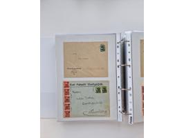 1920/23, umfangreiche Sammlung mit über 4600 Briefen, Karten und Ganzsachen. Dabei interessante Frankaturen, Blockeinheiten, 