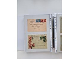 1920/23, umfangreiche Sammlung mit über 4600 Briefen, Karten und Ganzsachen. Dabei interessante Frankaturen, Blockeinheiten, 