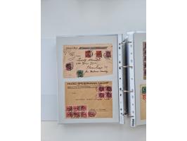 1920/23, umfangreiche Sammlung mit über 4600 Briefen, Karten und Ganzsachen. Dabei interessante Frankaturen, Blockeinheiten, 