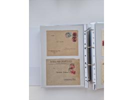 1920/23, umfangreiche Sammlung mit über 4600 Briefen, Karten und Ganzsachen. Dabei interessante Frankaturen, Blockeinheiten, 