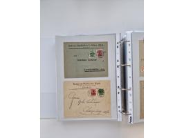 1920/23, umfangreiche Sammlung mit über 4600 Briefen, Karten und Ganzsachen. Dabei interessante Frankaturen, Blockeinheiten, 