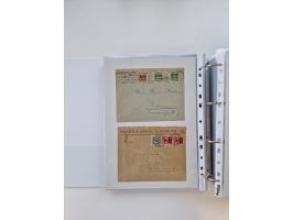 1920/23, umfangreiche Sammlung mit über 4600 Briefen, Karten und Ganzsachen. Dabei interessante Frankaturen, Blockeinheiten, 