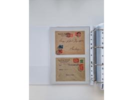 1920/23, umfangreiche Sammlung mit über 4600 Briefen, Karten und Ganzsachen. Dabei interessante Frankaturen, Blockeinheiten, 