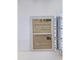 1920/23, umfangreiche Sammlung mit über 4600 Briefen, Karten und Ganzsachen. Dabei interessante Frankaturen, Blockeinheiten, 