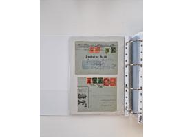 1920/23, umfangreiche Sammlung mit über 4600 Briefen, Karten und Ganzsachen. Dabei interessante Frankaturen, Blockeinheiten, 