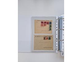 1920/23, umfangreiche Sammlung mit über 4600 Briefen, Karten und Ganzsachen. Dabei interessante Frankaturen, Blockeinheiten, 