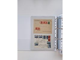 1920/23, umfangreiche Sammlung mit über 4600 Briefen, Karten und Ganzsachen. Dabei interessante Frankaturen, Blockeinheiten, 