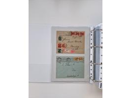 1920/23, umfangreiche Sammlung mit über 4600 Briefen, Karten und Ganzsachen. Dabei interessante Frankaturen, Blockeinheiten, 