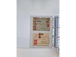 1920/23, umfangreiche Sammlung mit über 4600 Briefen, Karten und Ganzsachen. Dabei interessante Frankaturen, Blockeinheiten, 