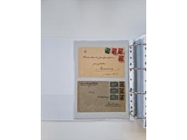 1920/23, umfangreiche Sammlung mit über 4600 Briefen, Karten und Ganzsachen. Dabei interessante Frankaturen, Blockeinheiten, 