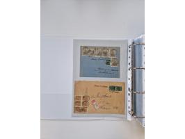 1920/23, umfangreiche Sammlung mit über 4600 Briefen, Karten und Ganzsachen. Dabei interessante Frankaturen, Blockeinheiten, 