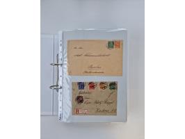 1920/23, umfangreiche Sammlung mit über 4600 Briefen, Karten und Ganzsachen. Dabei interessante Frankaturen, Blockeinheiten, 