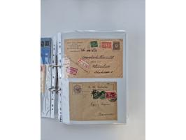 1920/23, umfangreiche Sammlung mit über 4600 Briefen, Karten und Ganzsachen. Dabei interessante Frankaturen, Blockeinheiten, 