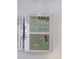 1920/23, umfangreiche Sammlung mit über 4600 Briefen, Karten und Ganzsachen. Dabei interessante Frankaturen, Blockeinheiten, 