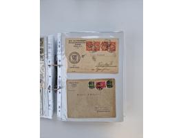 1920/23, umfangreiche Sammlung mit über 4600 Briefen, Karten und Ganzsachen. Dabei interessante Frankaturen, Blockeinheiten, 
