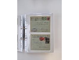1920/23, umfangreiche Sammlung mit über 4600 Briefen, Karten und Ganzsachen. Dabei interessante Frankaturen, Blockeinheiten, 