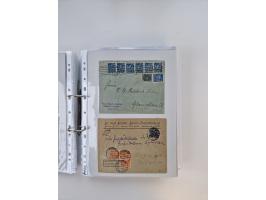 1920/23, umfangreiche Sammlung mit über 4600 Briefen, Karten und Ganzsachen. Dabei interessante Frankaturen, Blockeinheiten, 