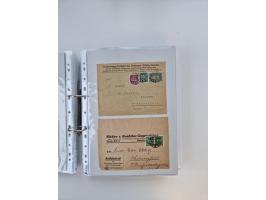 1920/23, umfangreiche Sammlung mit über 4600 Briefen, Karten und Ganzsachen. Dabei interessante Frankaturen, Blockeinheiten, 