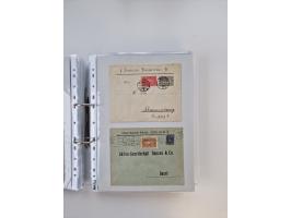 1920/23, umfangreiche Sammlung mit über 4600 Briefen, Karten und Ganzsachen. Dabei interessante Frankaturen, Blockeinheiten, 