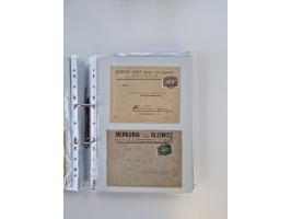 1920/23, umfangreiche Sammlung mit über 4600 Briefen, Karten und Ganzsachen. Dabei interessante Frankaturen, Blockeinheiten, 