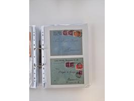 1920/23, umfangreiche Sammlung mit über 4600 Briefen, Karten und Ganzsachen. Dabei interessante Frankaturen, Blockeinheiten, 