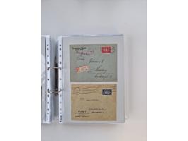 1920/23, umfangreiche Sammlung mit über 4600 Briefen, Karten und Ganzsachen. Dabei interessante Frankaturen, Blockeinheiten, 