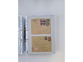 1920/23, umfangreiche Sammlung mit über 4600 Briefen, Karten und Ganzsachen. Dabei interessante Frankaturen, Blockeinheiten, 