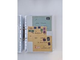 1920/23, umfangreiche Sammlung mit über 4600 Briefen, Karten und Ganzsachen. Dabei interessante Frankaturen, Blockeinheiten, 